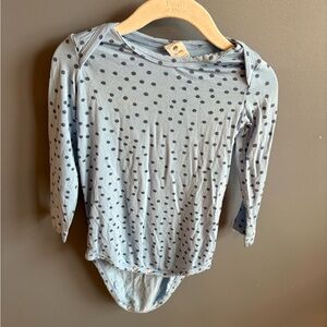 Kate Quinn long sleeve lap neck bodysuit
